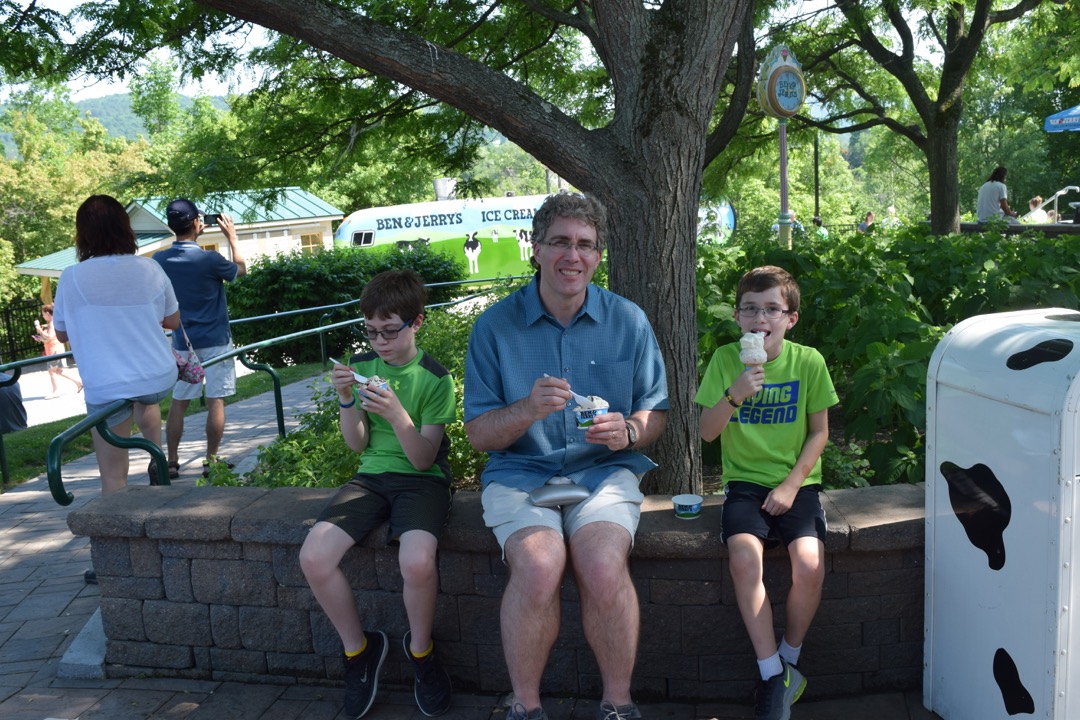 A stop at the Ben & Jerry's factory