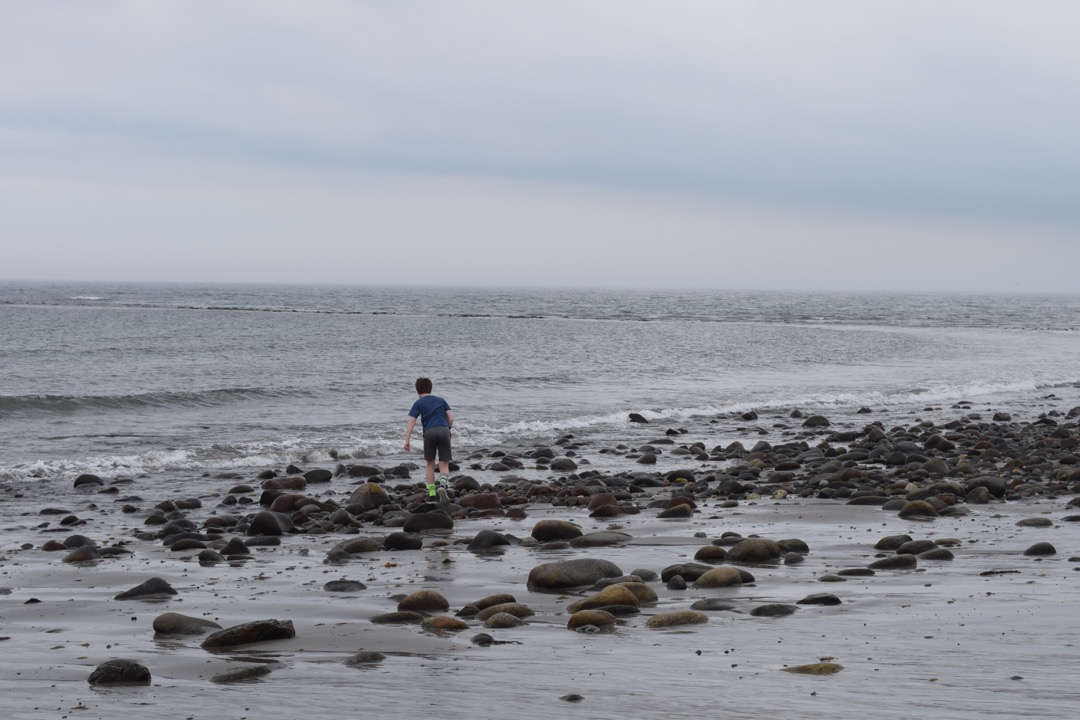 Playing on the rocks