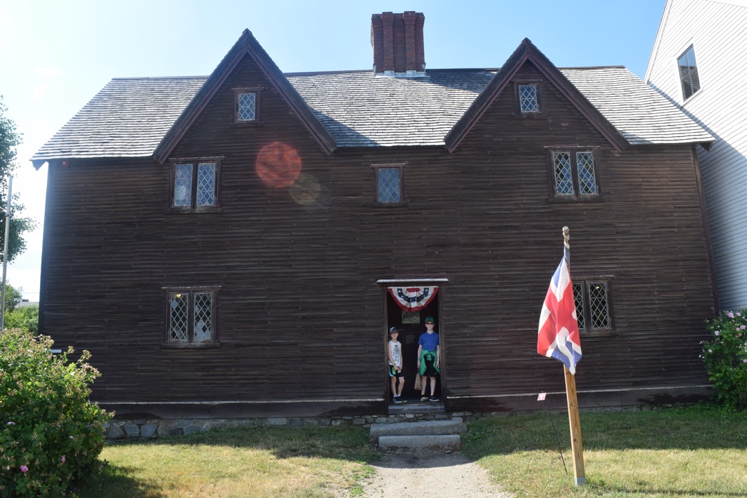 The oldest house at Strawberry Banke