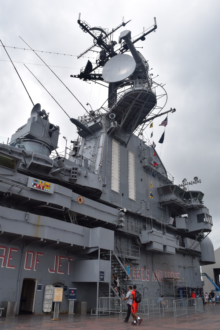Upper decks of the Intrepid