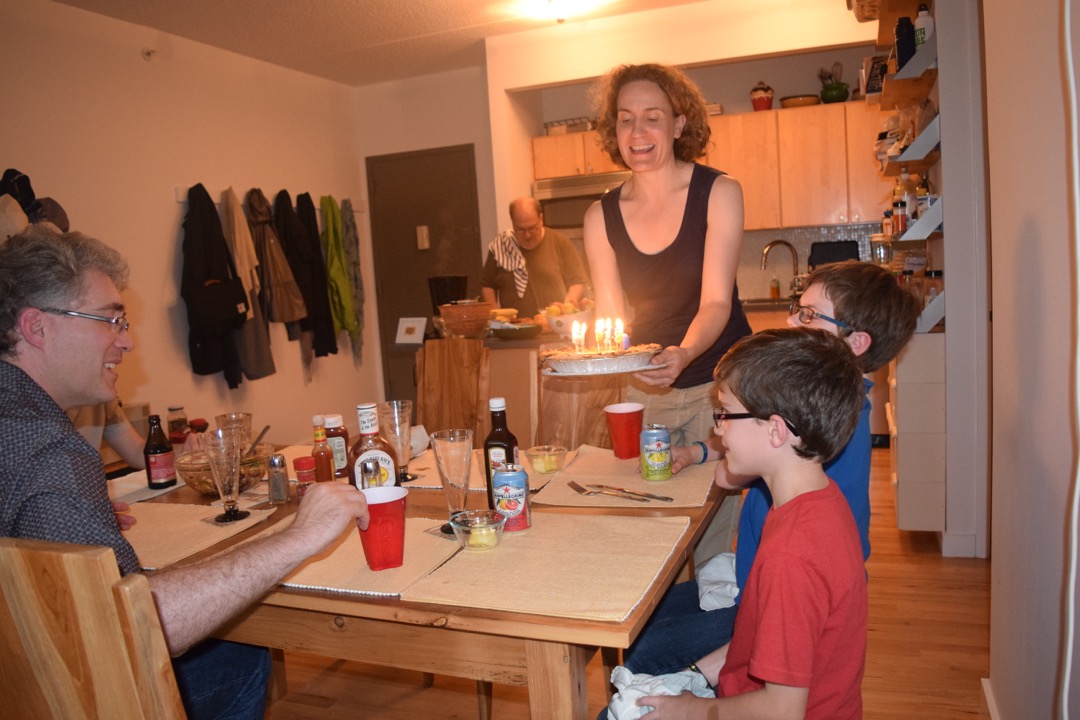 Birthday pie for Ted