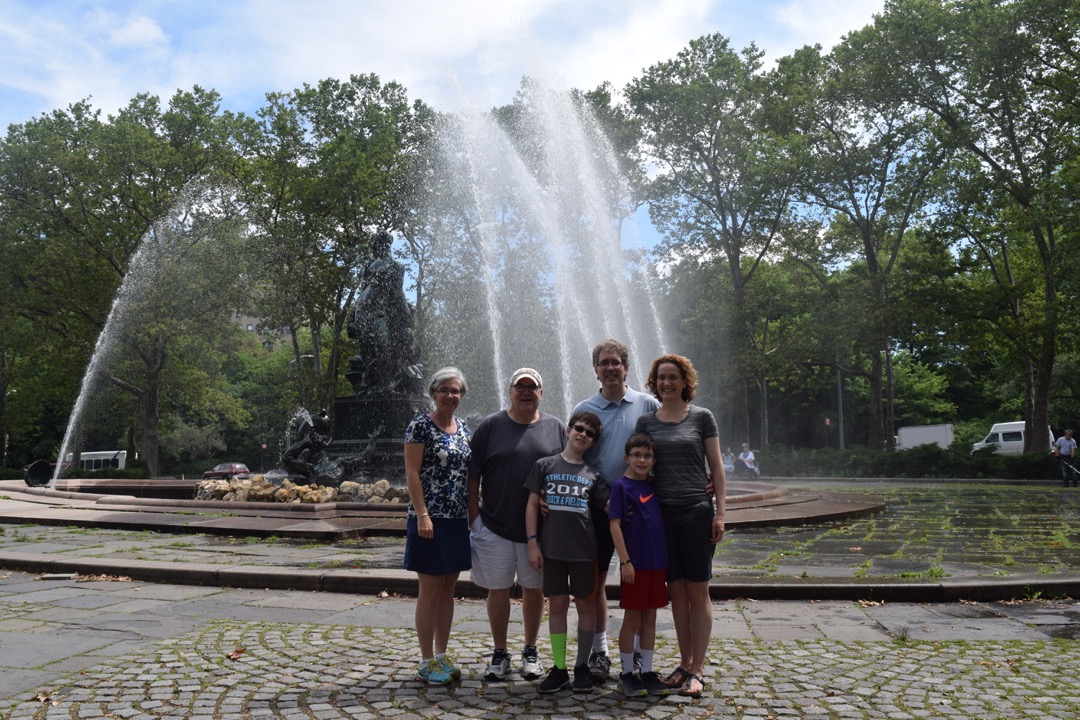 The fountain in Grand Army Plaza