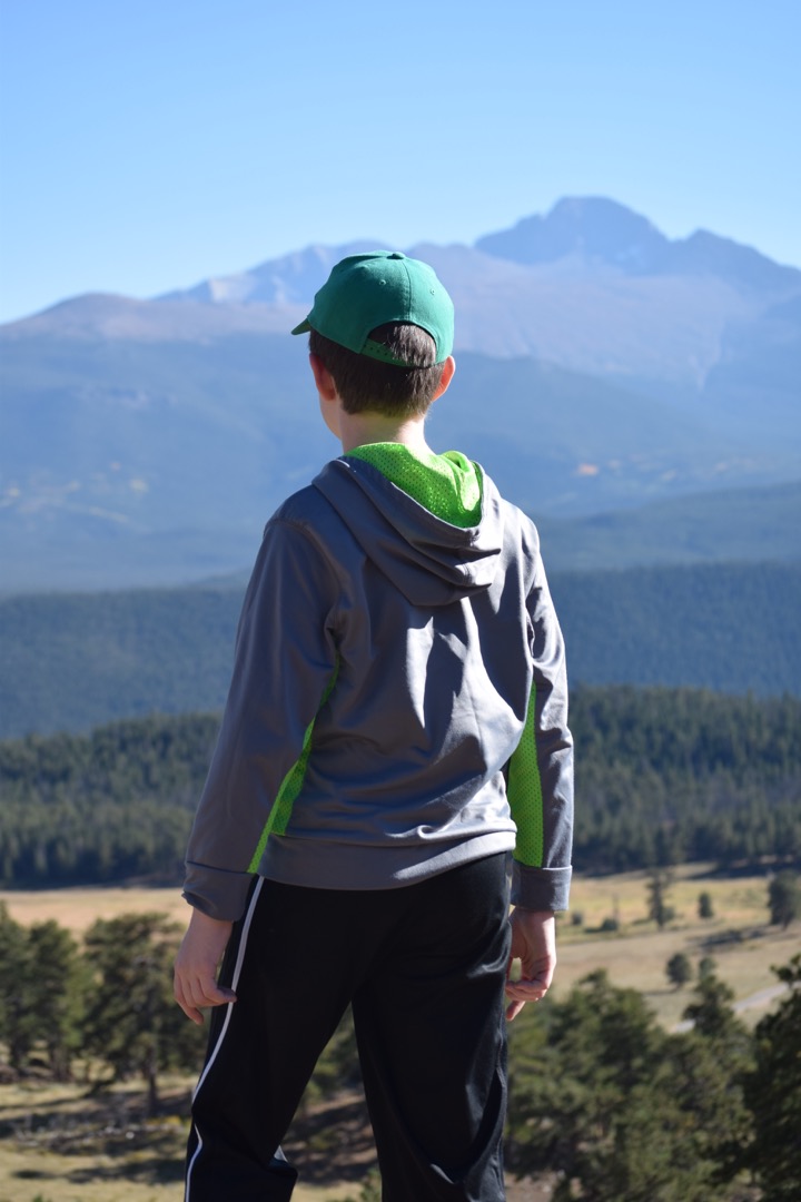 Tim contemplates the beauty
