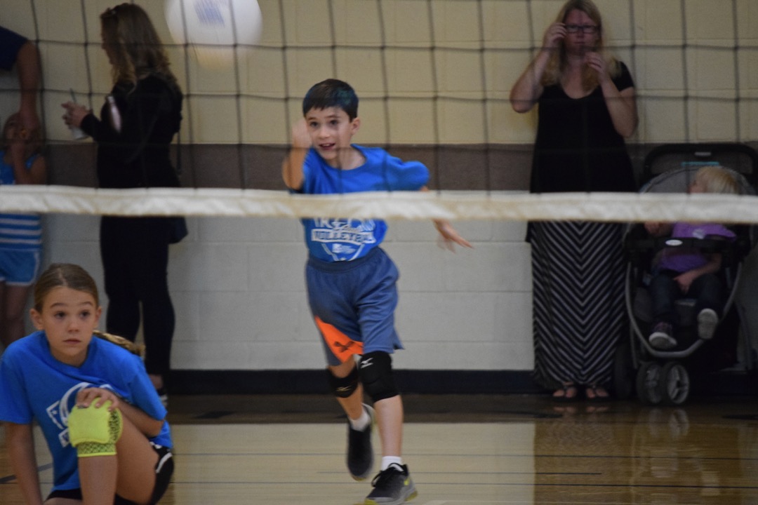Ted's first volleyball game