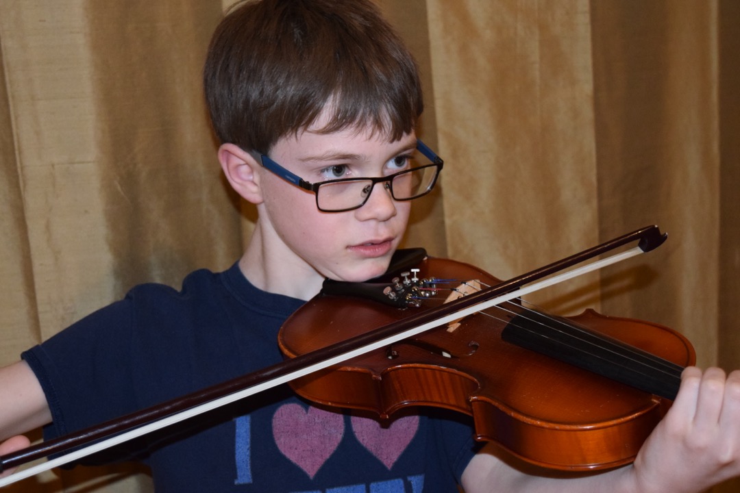 Tim's new adventure - the violin!