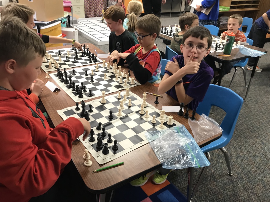 Ted at Chess Club