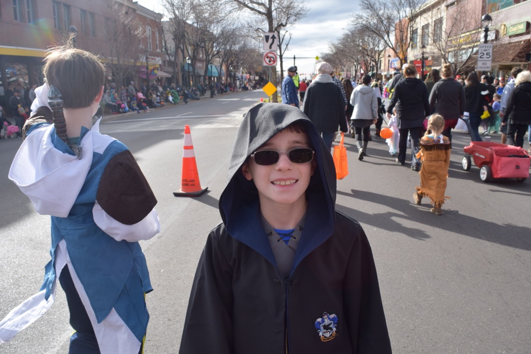 Marching along