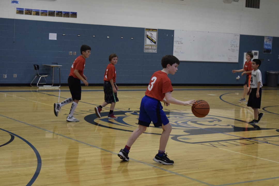 Down the court