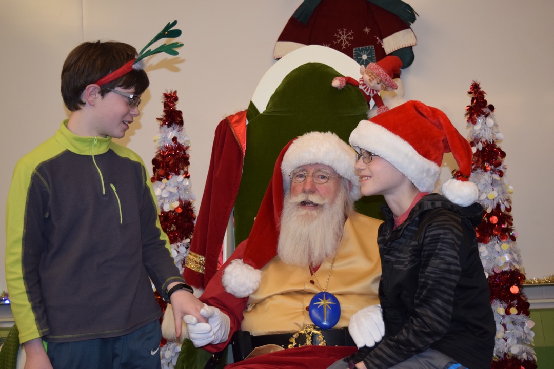 Santa gets the lists