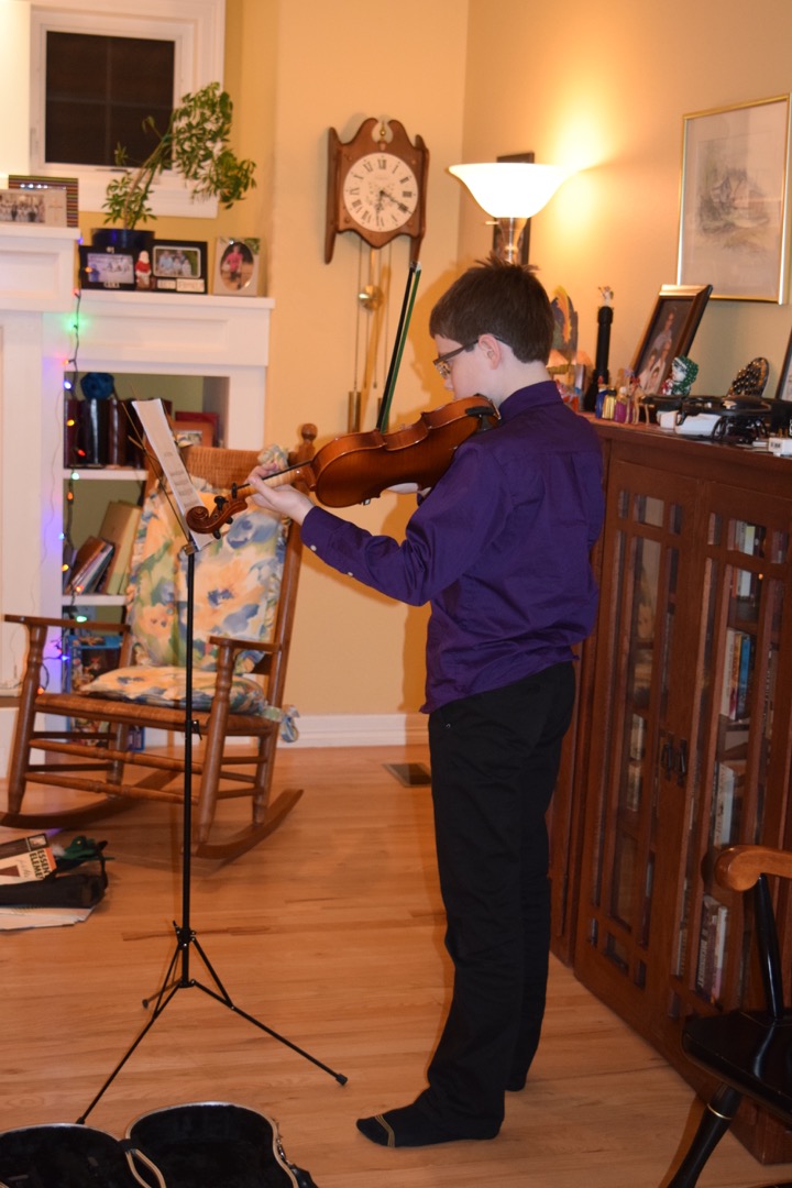 Christmas Eve serenade