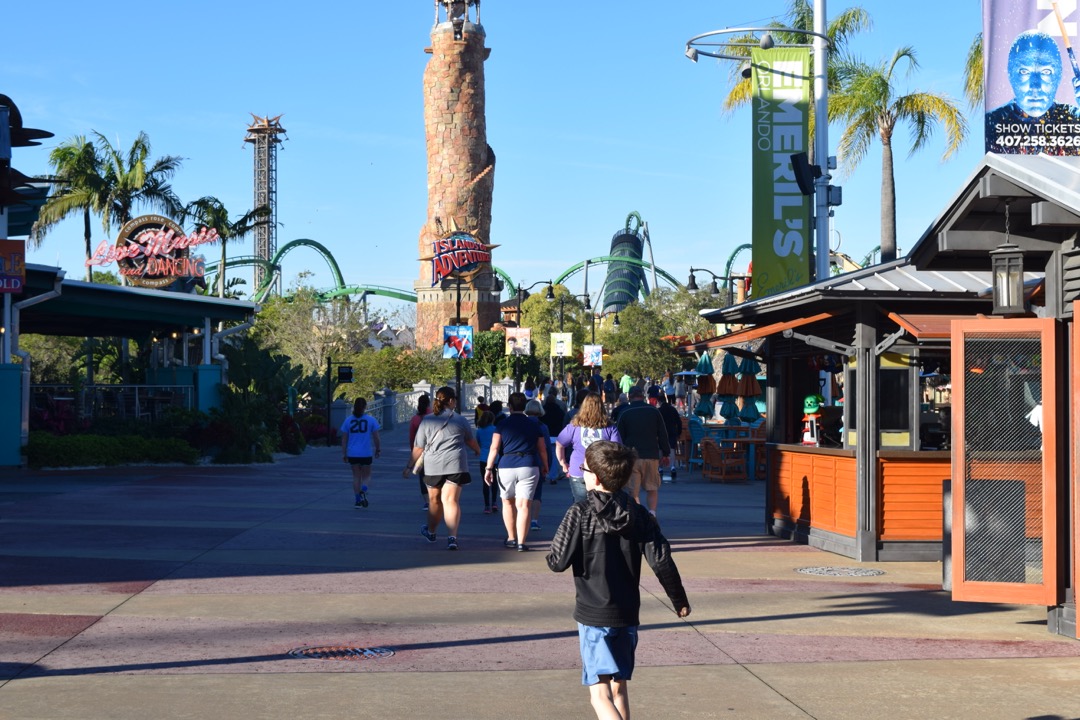 Heading into Universal Islands of Adventure!