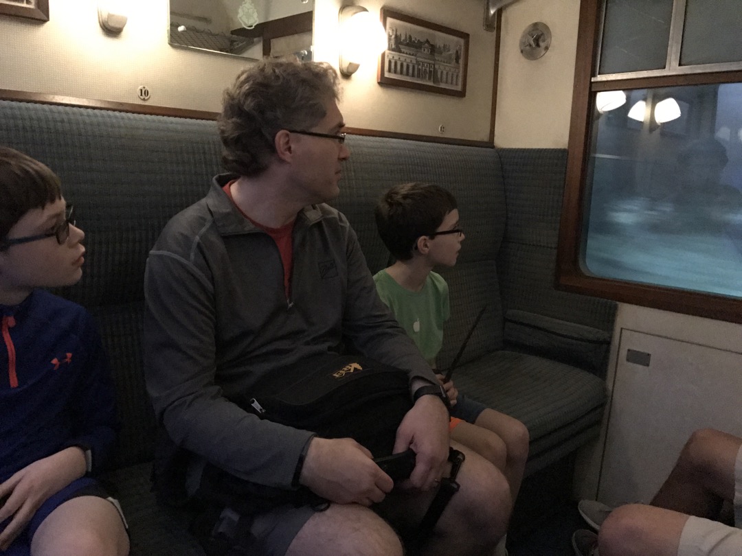 Riding the Hogwarts Express to Kings Cross Station (Universal Studios)