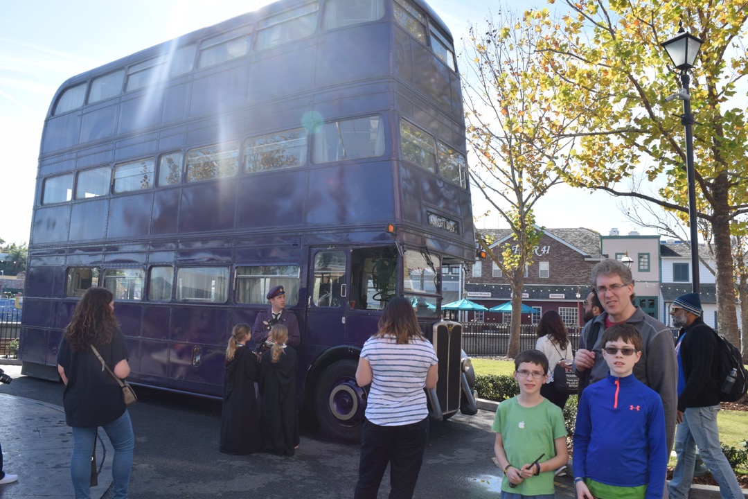 Knight Bus in London at Universal Studios