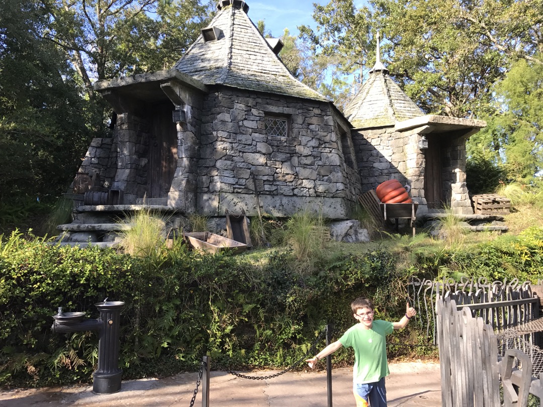 Ted found Hagrid's hut