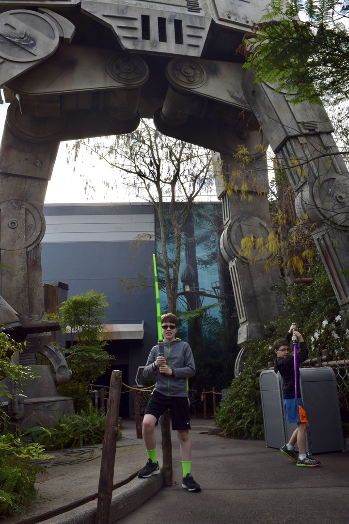 Underneath the AT-AT