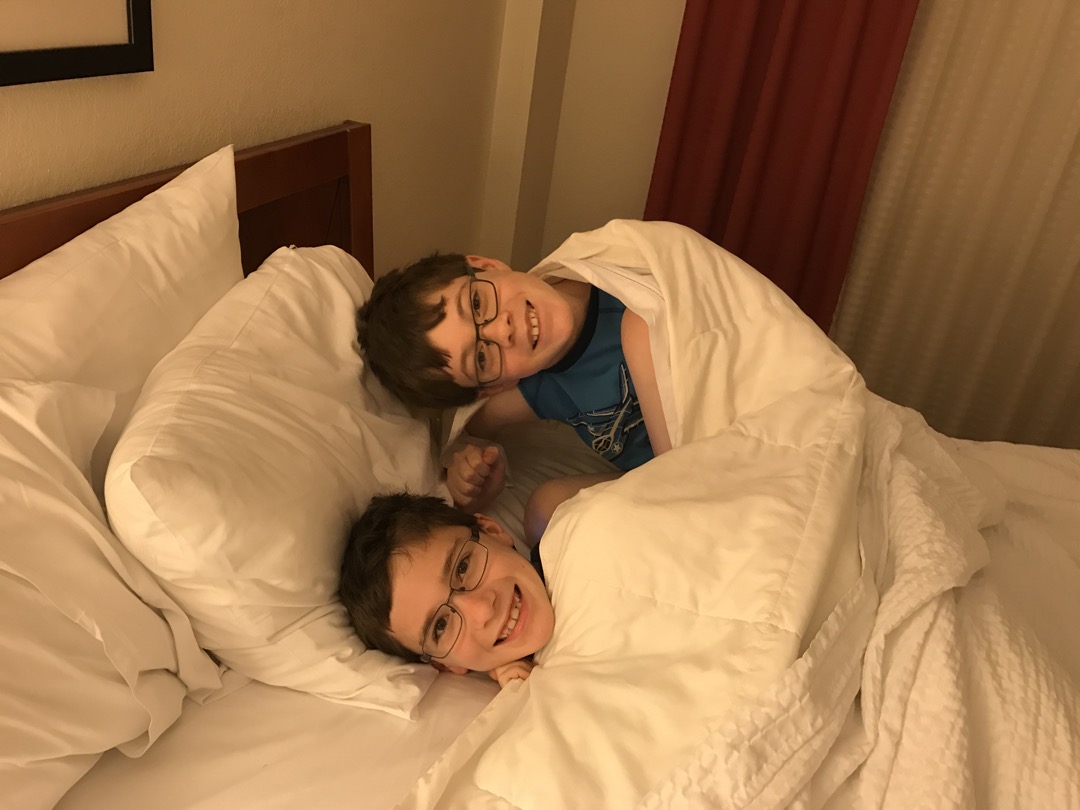 Got to sleep in (a little)