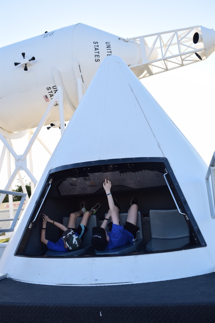 Upside down in the rocket garden