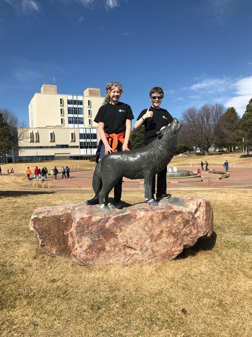 Sophie and Tim at the home of The Lobos