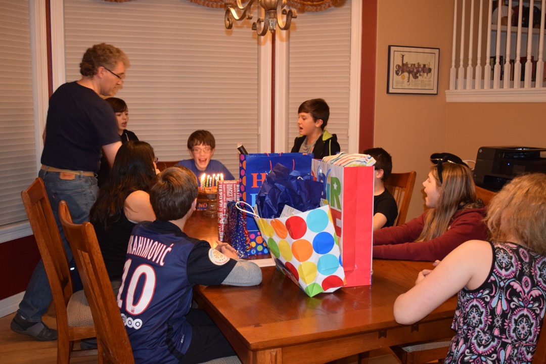 Birthday party with friends