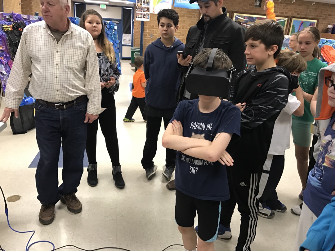 Ted is very non-chalant about VR