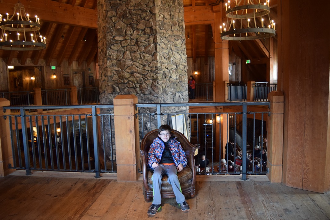 Exploring Devil's Thumb Ranch before dinner