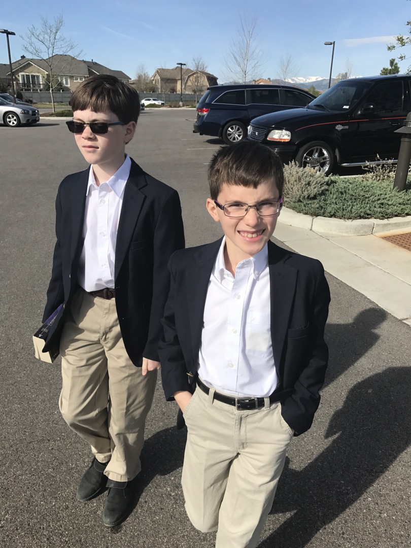 Cool dudes on Easter morning