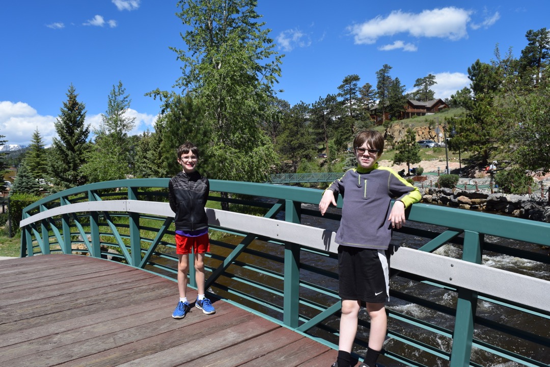 Beautiful (but windy) day in Estes Park