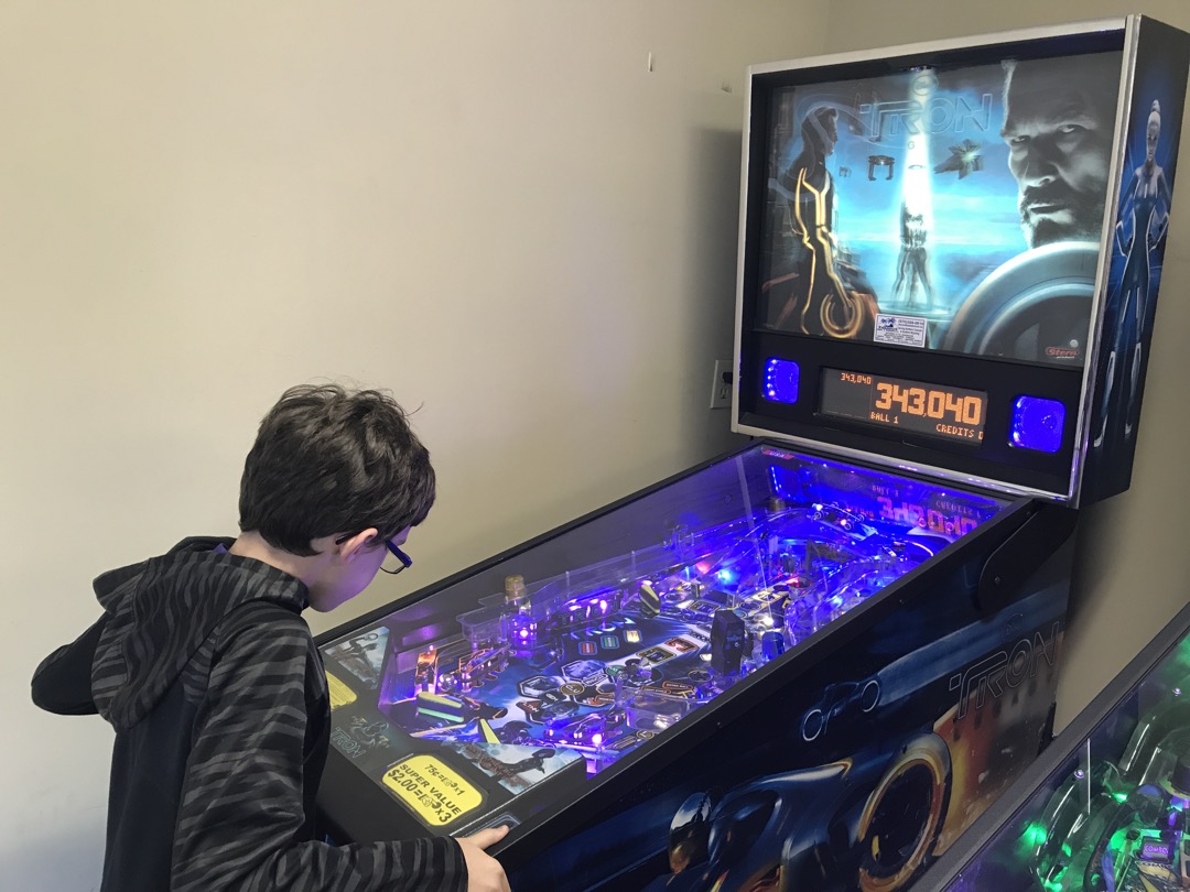 Pinball wizard at Tron