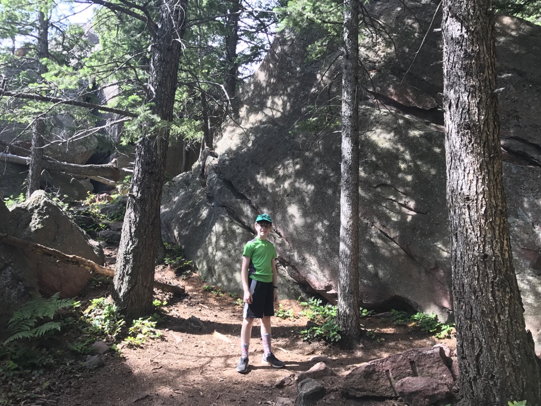 Tim on the trail