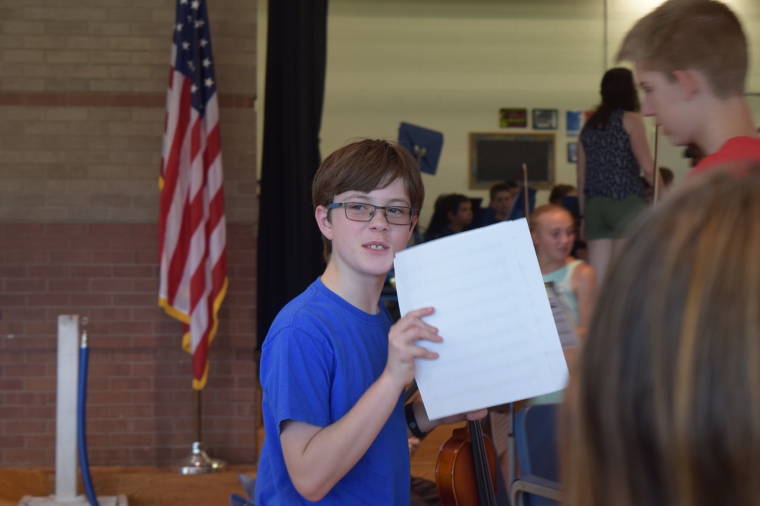 Orchestra camp concert