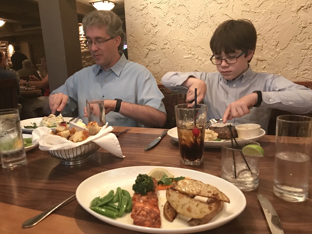 Fancy steaks for Father's Day eve