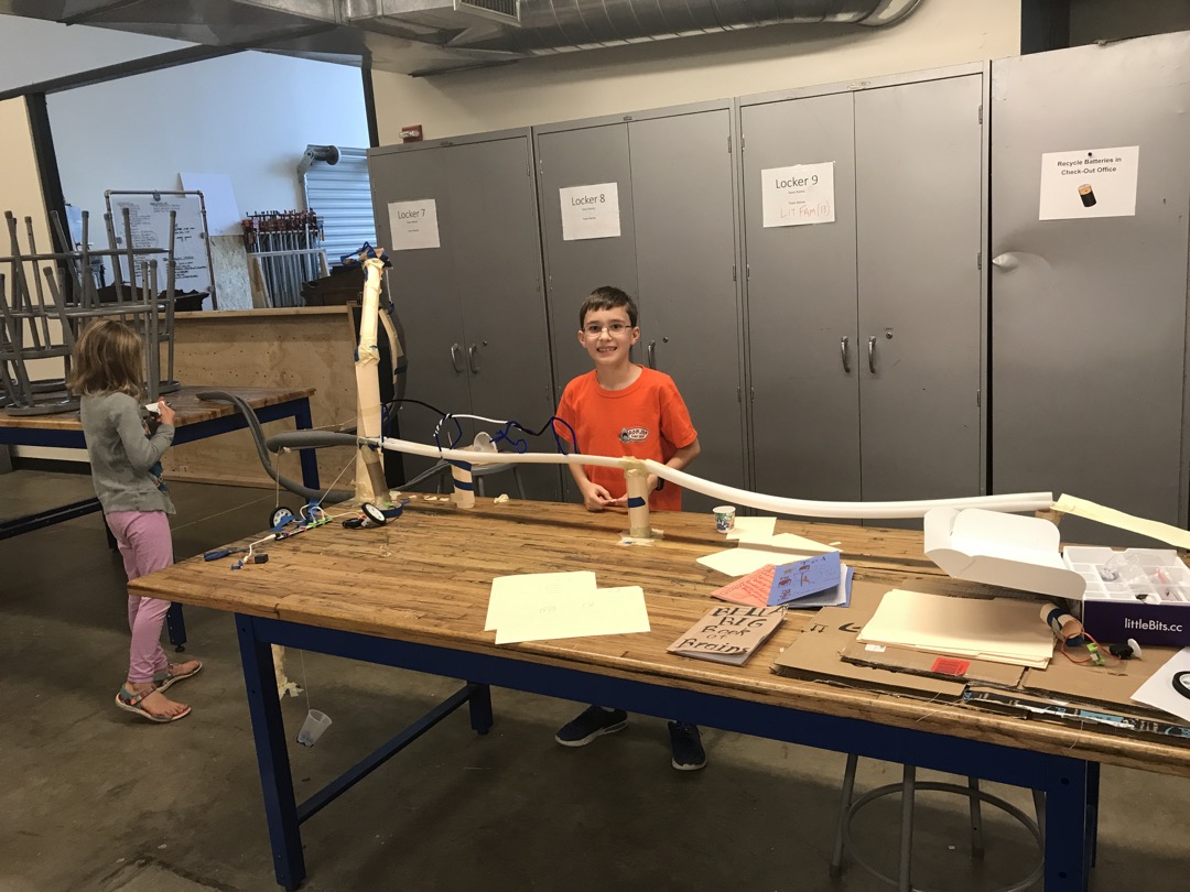 The marble run's other simple tool: the inclined plane