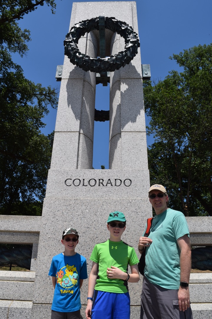 Colorado at the WWII Memorial