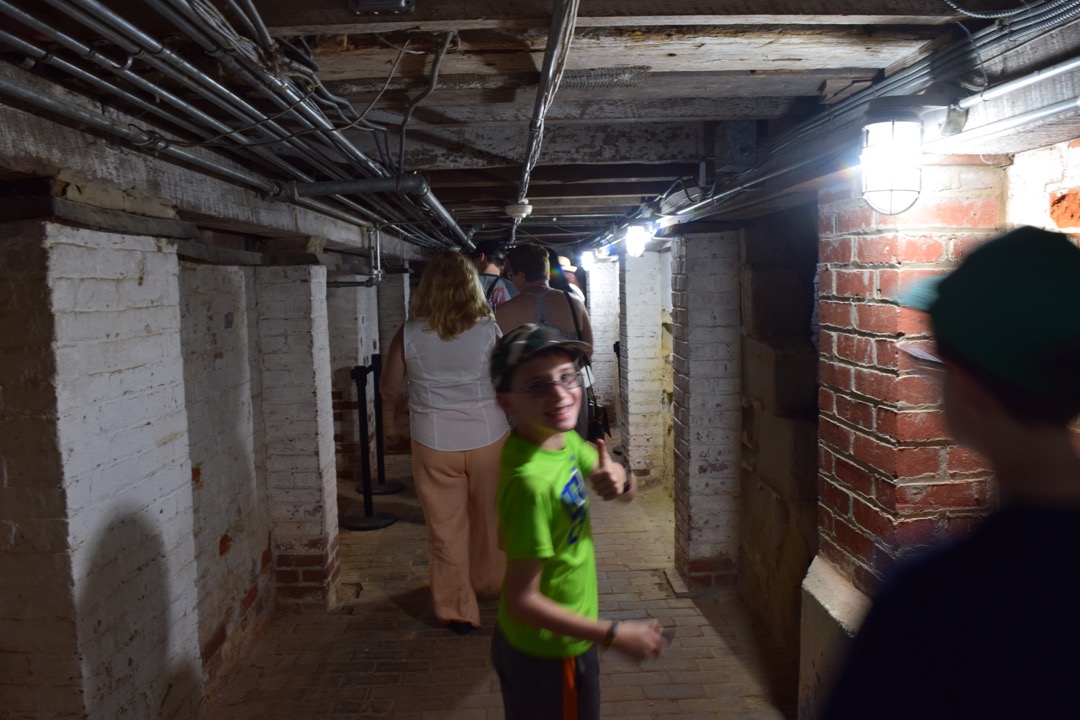 Mount Vernon's basement!
