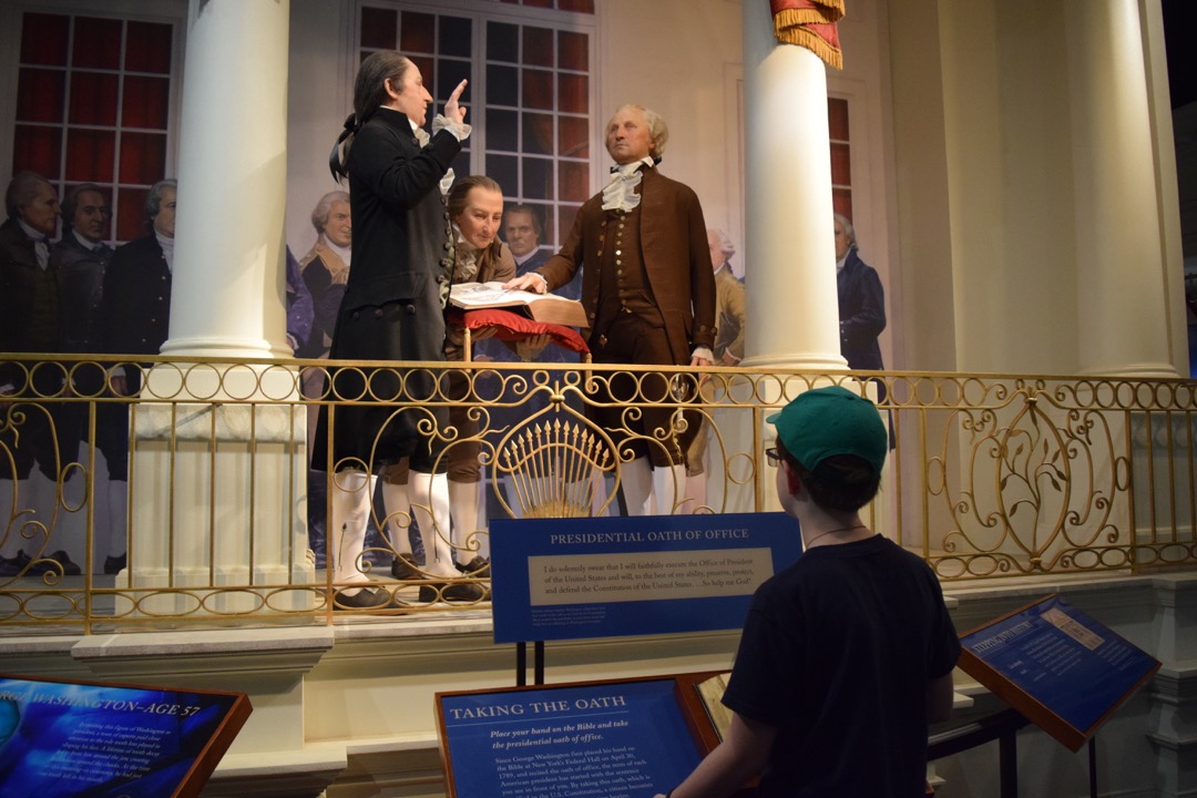 Tim takes the oath