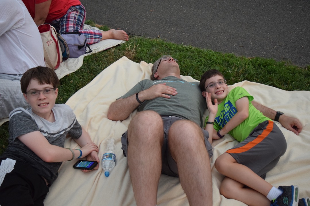 Waiting for the fireworks