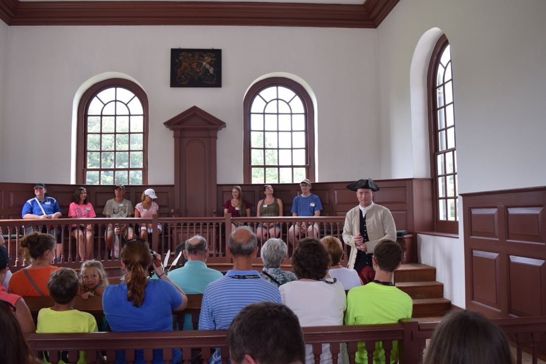 In a court session