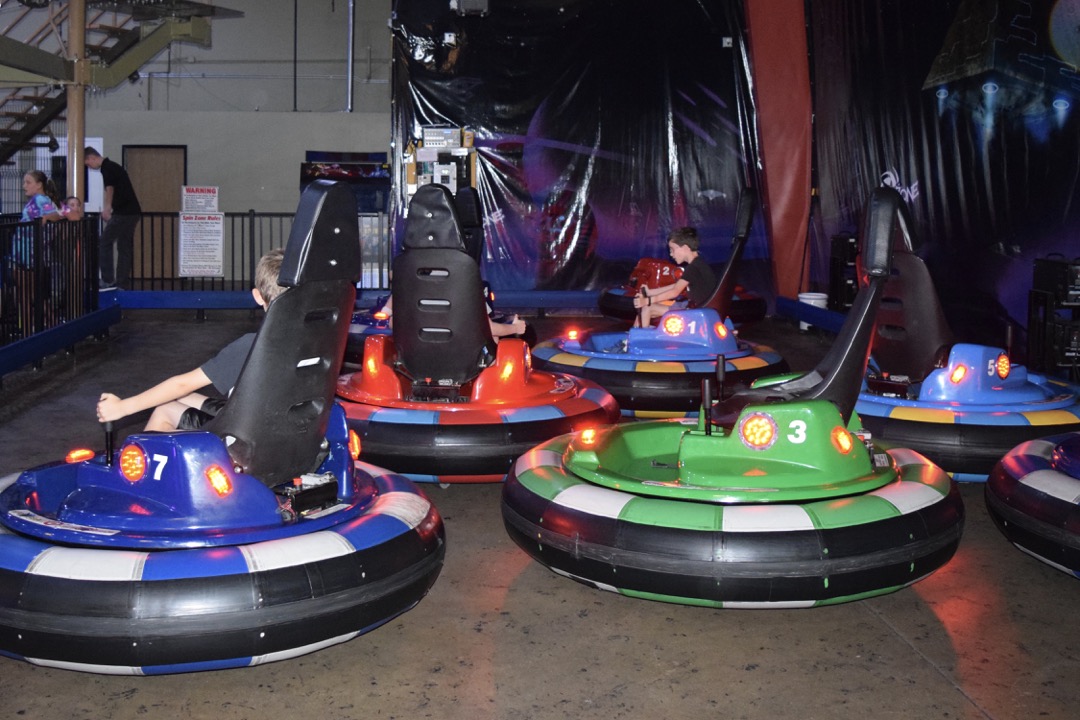 Spinny bumper cars
