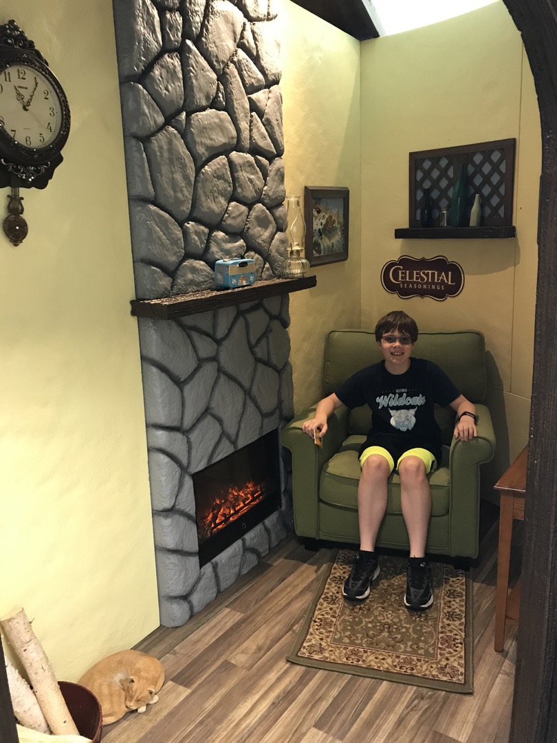 Sleepytime room at Celestial Seasoning