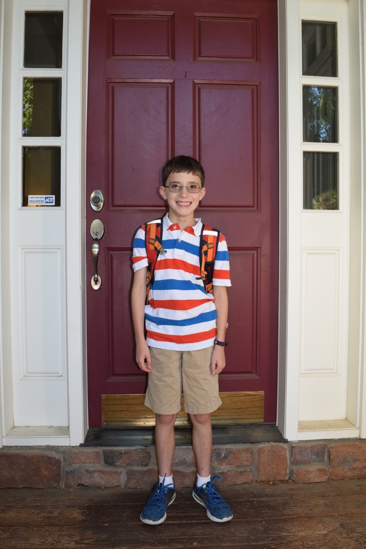 First day of 5th grade