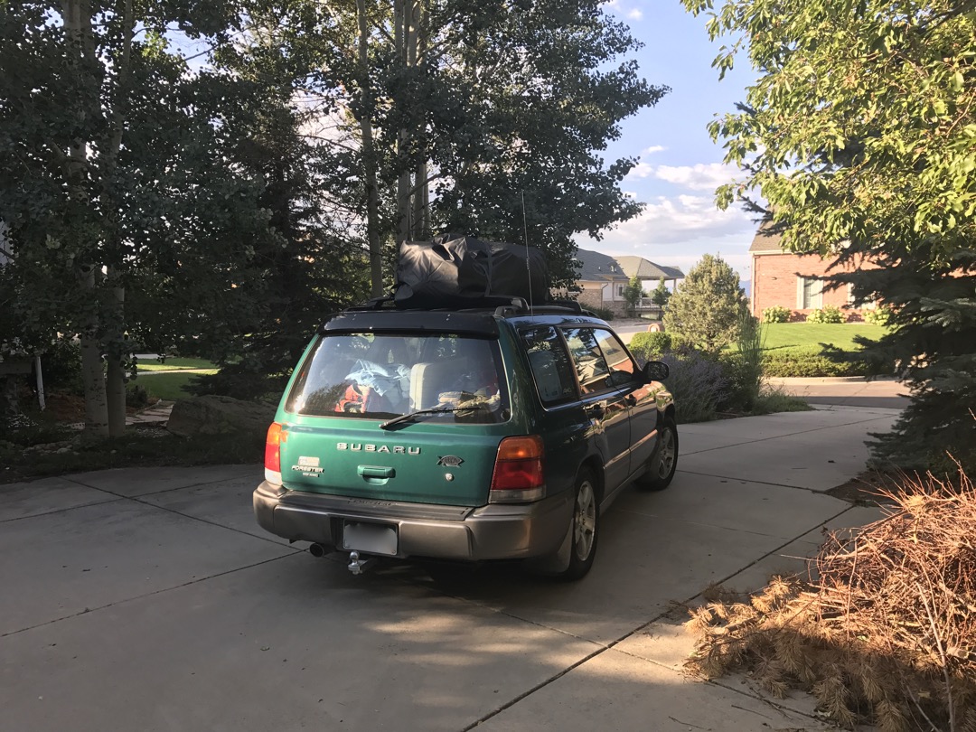 The boys head out on their Wyoming eclipse adventure