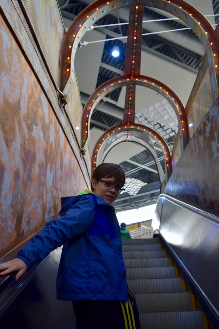 Entering the Downtown Denver Aquarium