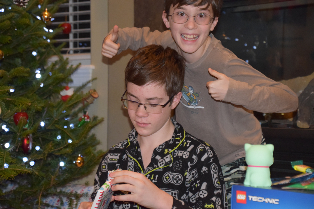 Happy present fun time