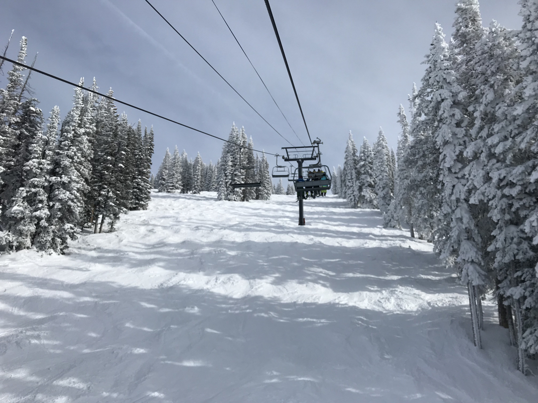 Going up, where it's even colder