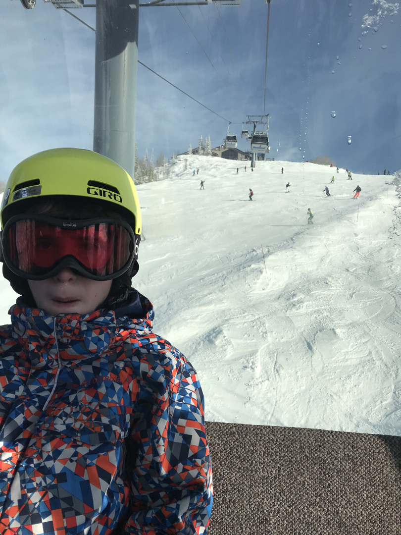 Ted is happy to put the cold slopes behind him