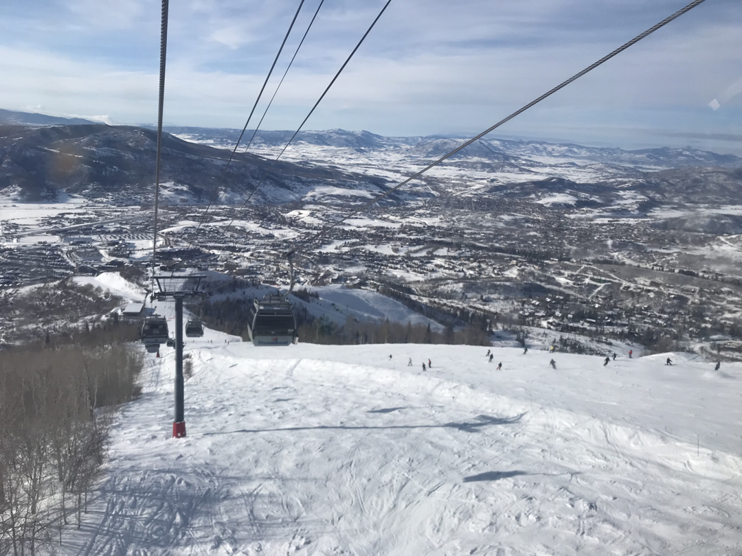 A nice view coming back into the gondola base