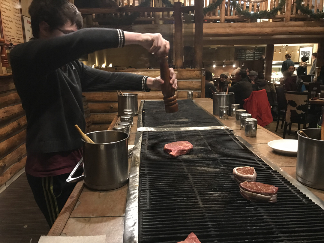 Steakhouse time - cook your own?!