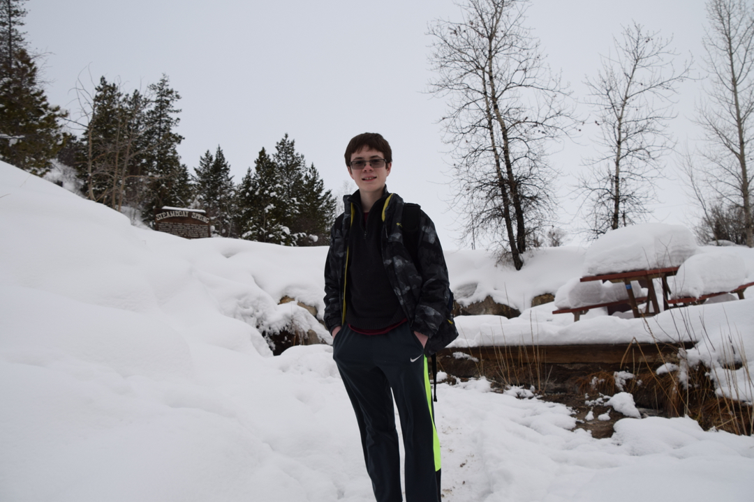 Tim checks out the original Steamboat spring