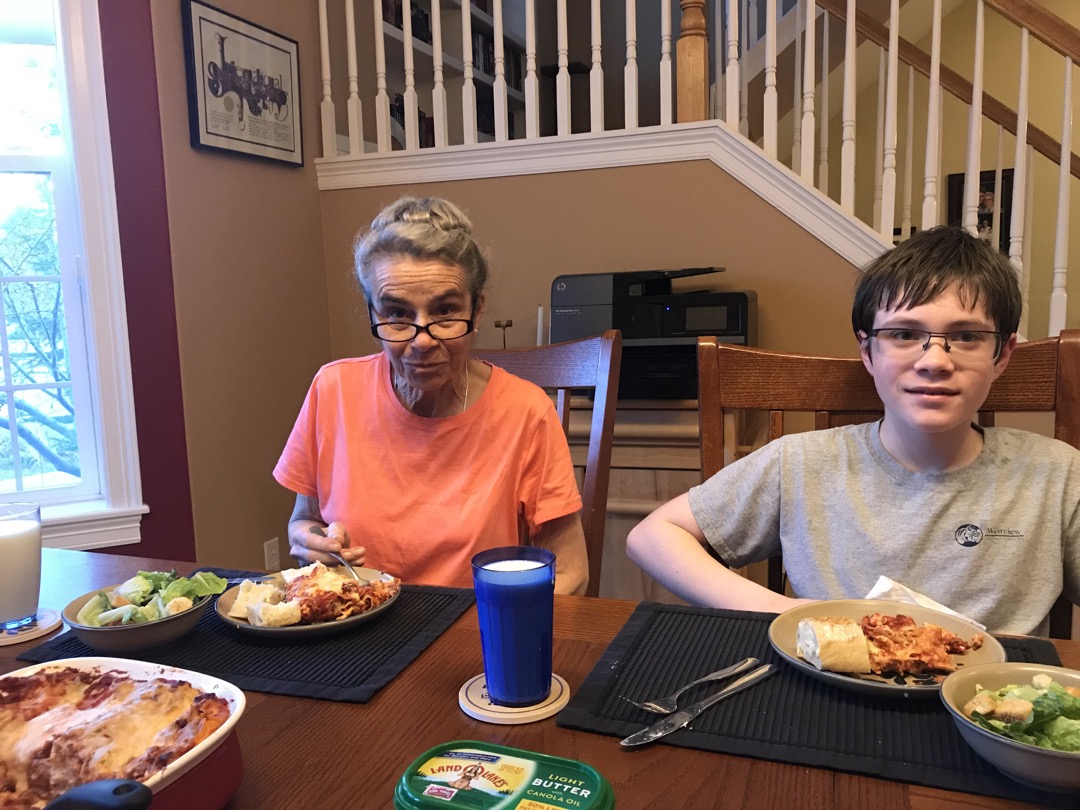 Lasagna night