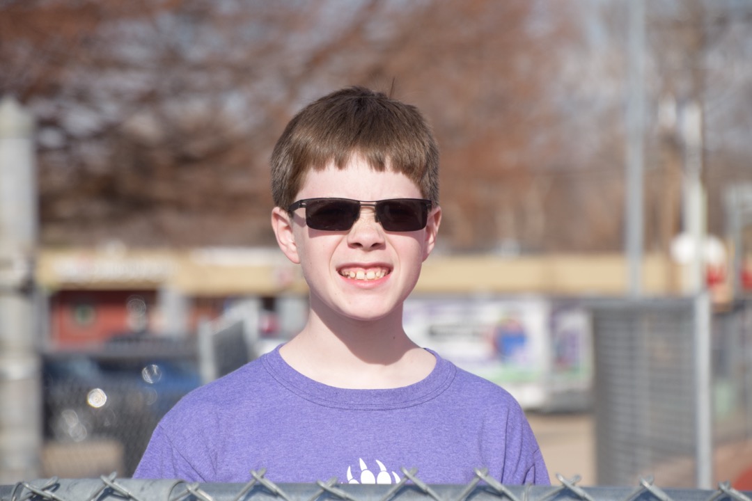 Tim's first track meet of the season